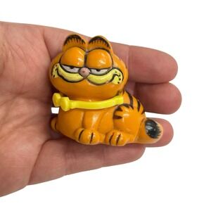 Vintage Garfield 1978 PVC Figurine Hong Kong Cartoon Collectible‎ Nostalgia